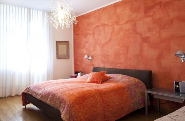 Bedroom made in orange