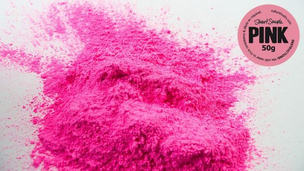 Pinkest Pink dye ซึ่งออกแบบโดย Stuart Sample