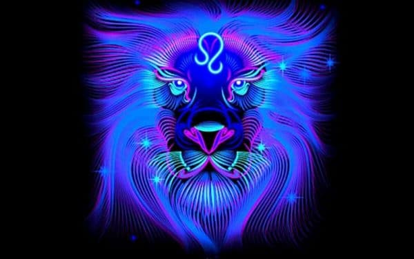 Leo zodiac sign.