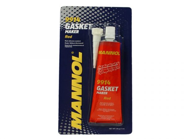 เครื่องซีลปะเก็นสีแดง MANNOL 85 กรัม