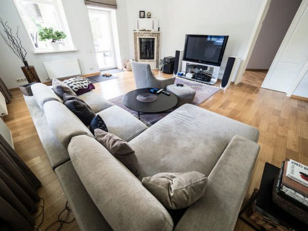 Living room interior in a country house