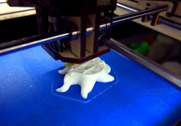 Printing 3D models from polymorphic plastic