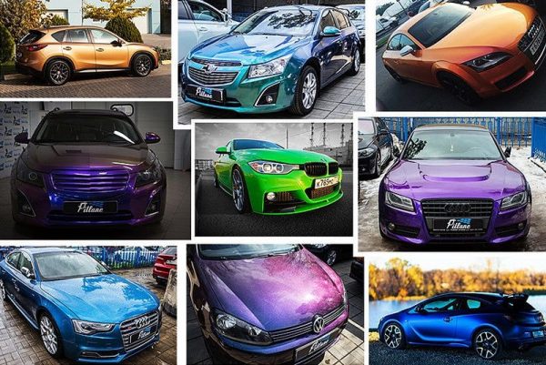 Sortiment palet na lakování automobilů Chameleon