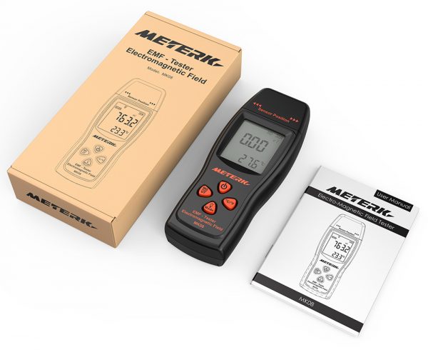 Portable electromagnetic field meter