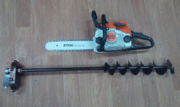 Lampiran Gerudi Ais Chainsaw