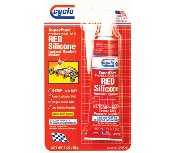 องค์ประกอบของ Cyclo RTV Silicone Galer Sealer Red C952