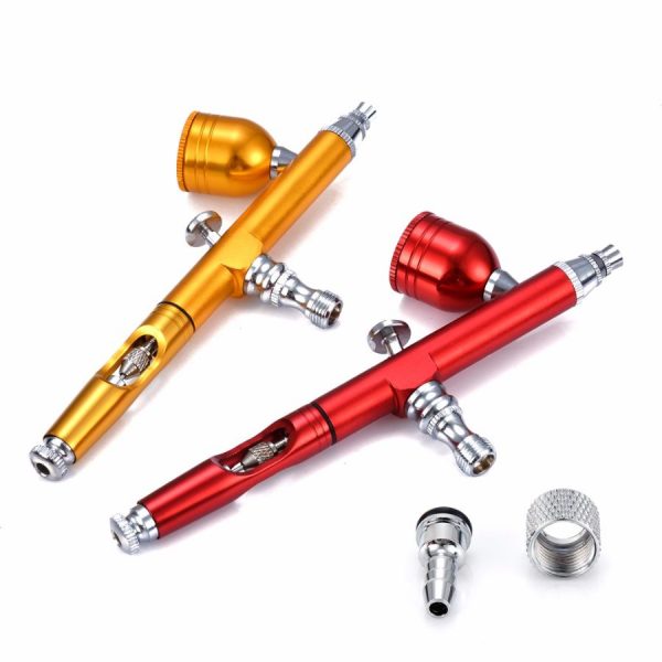 Red and Gold Airbrush Mayitr Airbrush Spray Tool