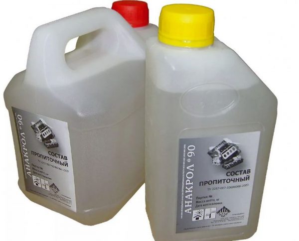 Wood stabilization fluid Anacrol 90