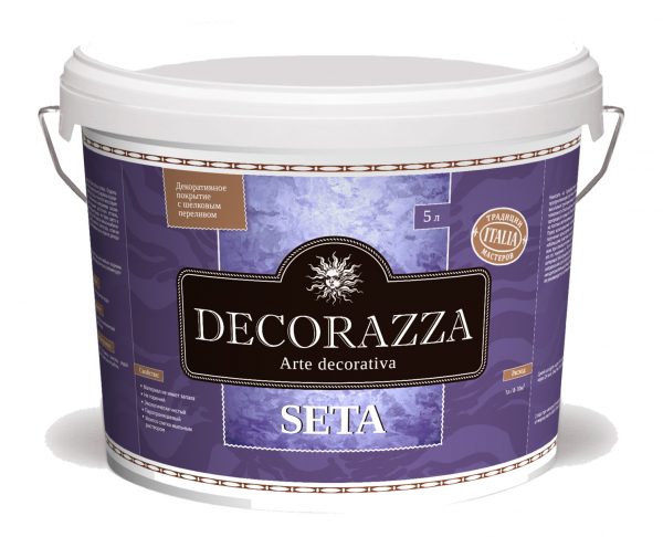 Decorazza Seta decorative plaster with natural silk effect