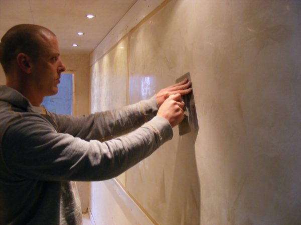 Venetian Plaster เคลือบเงา