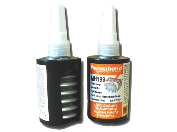 Permabond adhesive sealant for engine