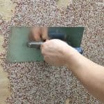 The technology of applying marble plaster - manual method