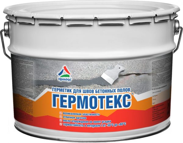 Composition for filling expansion joints Germotex