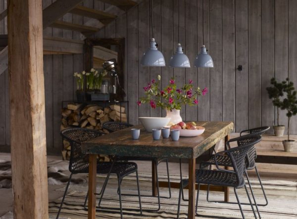 Rustic style in the interior