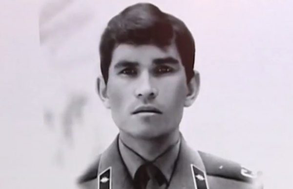 Bari Alibasov while serving in the army