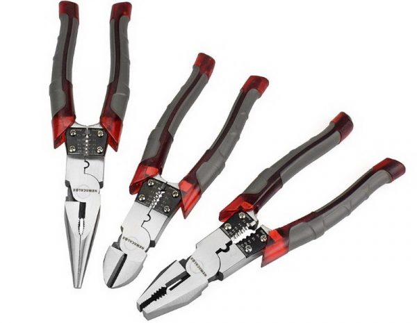 Set of multifunctional pliers for electrician NEWACALOX