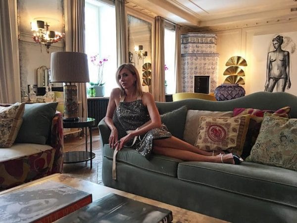 Svetlana Bondarchuk in an apartment on Patriarch Ponds