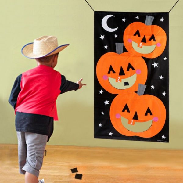 Halloween Pumpkin Felt Banner