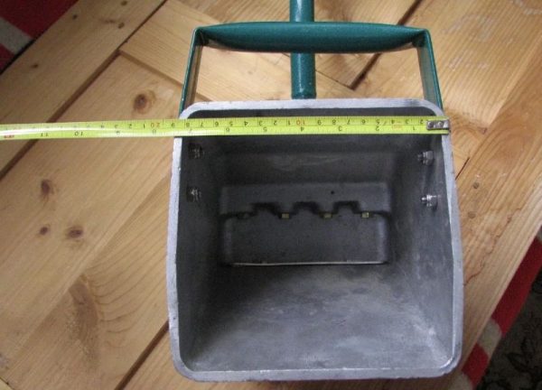 Homemade hopper bucket