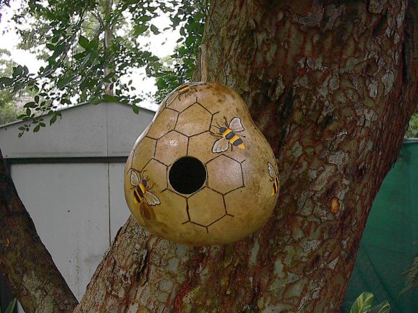 Pumpkin Birdhouse