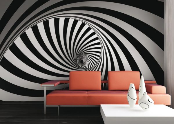 Geometric illusions in the interior