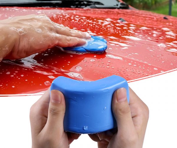 Clay block for car cleaning