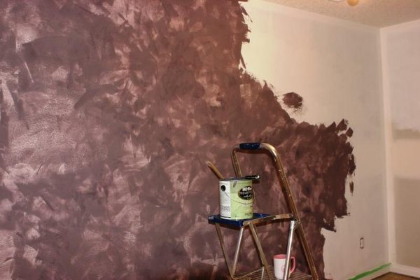 Application of Venetian plaster on GKL