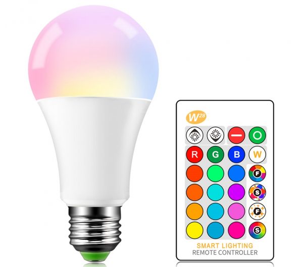 Lampa RGB s diaľkovým ovládaním