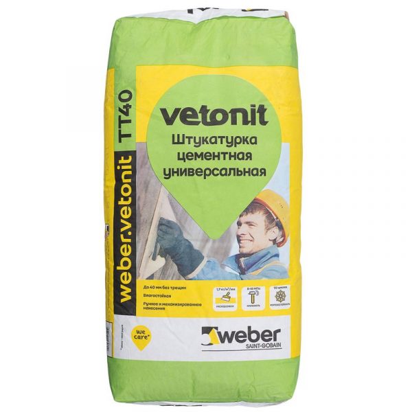 Moisture-resistant composition Weber.Vetonit cement-based