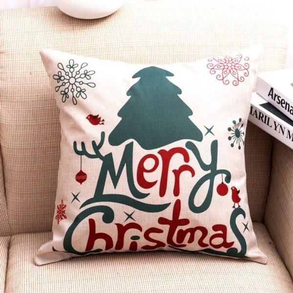 New Year's pillow cover