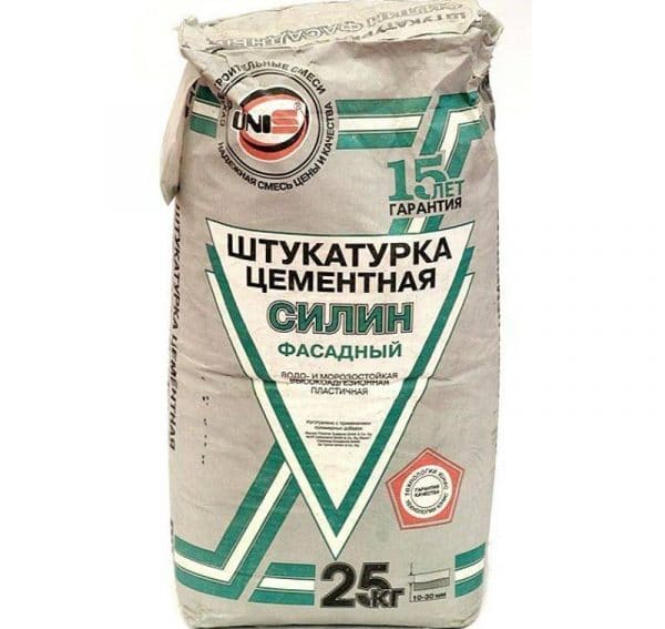 Sádrový cement Unis Silin vpředu