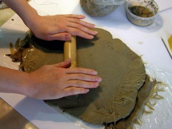 Fine clay for making crafts