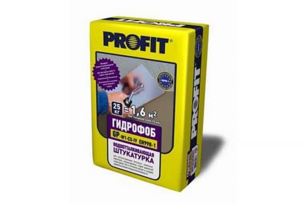 Vodoodpudivý Hydrofobní omítka Profit