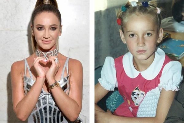 Olga Buzova in infancy