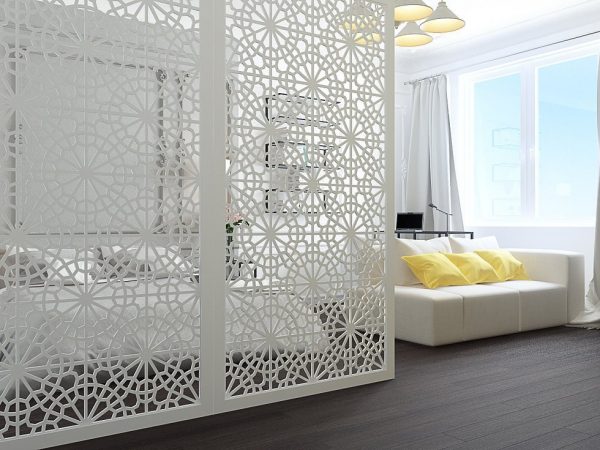 Openwork wall panel