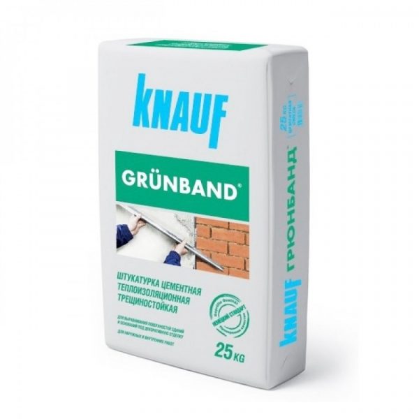 Crack-resistant Knauf Grunband plaster