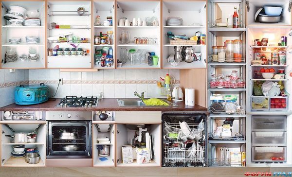 Storage in the kitchen