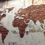 Stucco world map