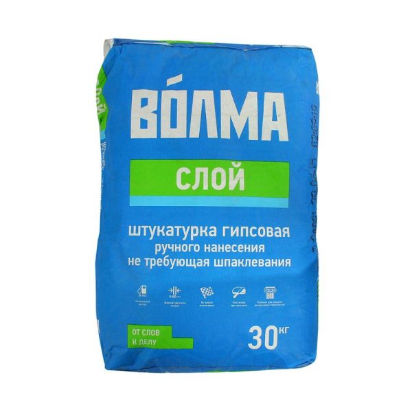 Plaster plaster Volma a layer of 30 kg