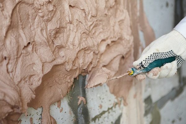 Rothband stucco mix is ​​highly plastic